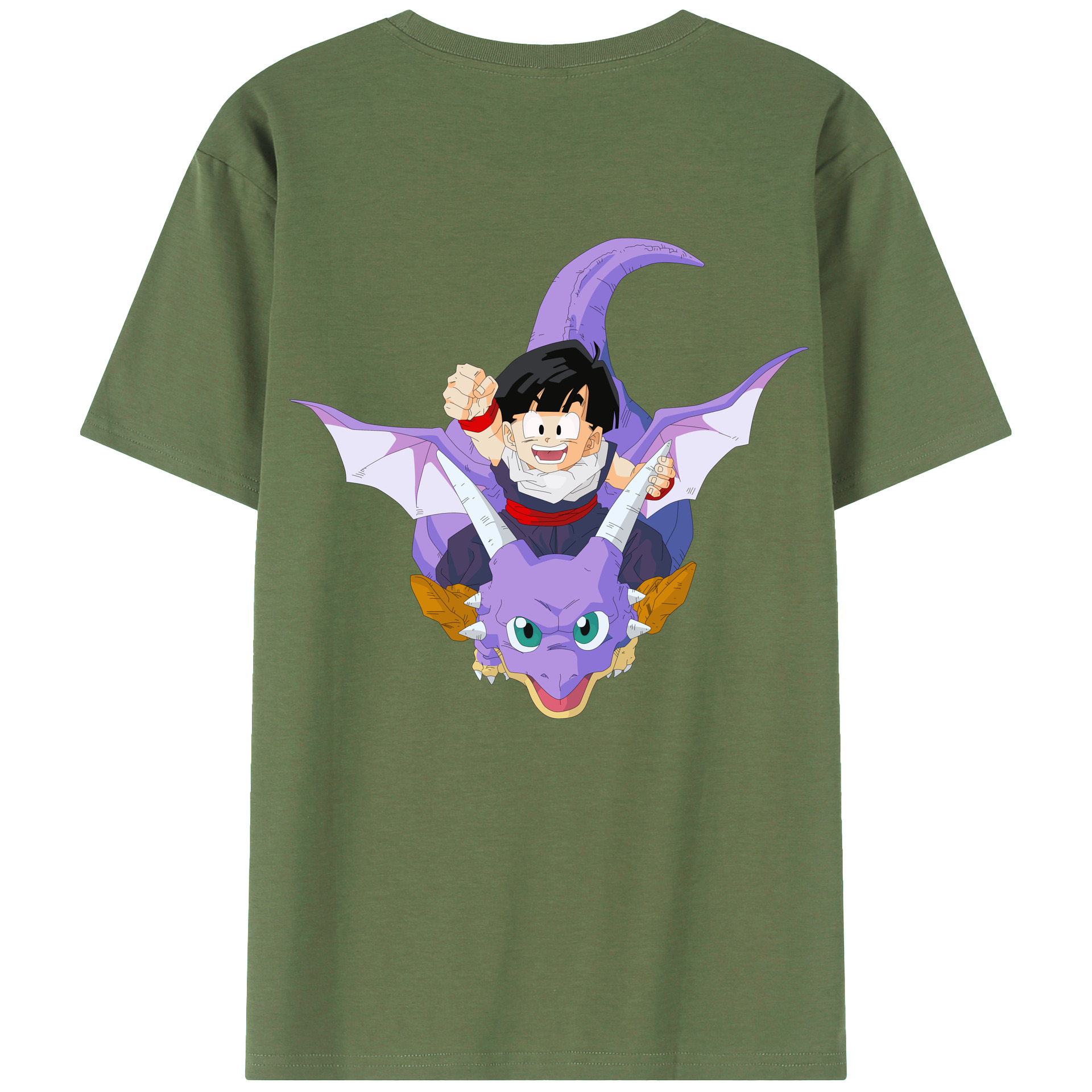 （画像用） ドラゴンボール DRAGON BALL 綿100％ メンズ半袖Tシャツ（バックプリント） 通気性